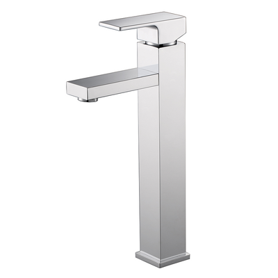 Square Brass Single Handle Wash Basin Faucet