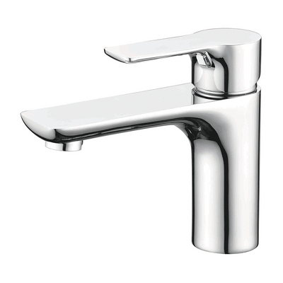 Copper Chrome Plated Water Tap Washbasin Basin Mixer Faucet